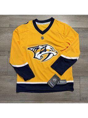 Nashville Predators Youth S/M Jersey Fanatics NWT NHL Hockey